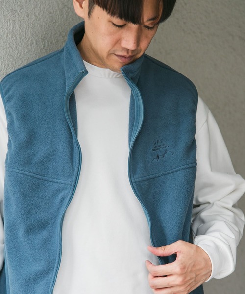 URBAN RESEARCH DOORS（アーバンリサーチドアーズ）の「URD Fleece Vest（ベスト・メンズ・ブラック/ナチュラル/ブルー系その他・MEDIUM/LARGE）」の22枚目の写真