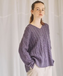 URBAN RESEARCH DOORS | ハミルトンウールアラン柄プルオーバー(ニット/セーター)