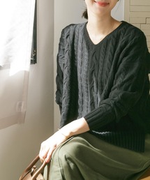 URBAN RESEARCH DOORS | ハミルトンウールアラン柄プルオーバー(ニット/セーター)