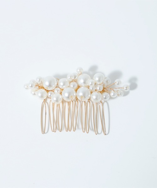 Cupid Heart（キューピッドハート）の「【Cupid Heart】結婚式アクセ！パールヘアピン 6点セット（ヘアピン・レディース・ゴールド・MEDIUM）」の6枚目の写真