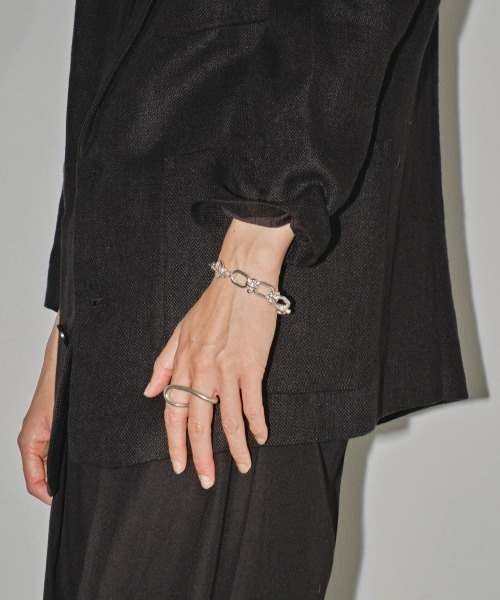 TODAYFUL（トゥデイフル）の「Mix Chain Bracelet（ブレスレット・レディース・シルバー・FREE）」の4枚目の写真