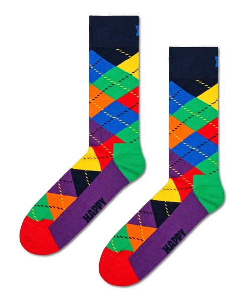 Happy Socks(ハッピーソックス)の「Happy Socks Multi-Color Gift Box クルーソックス 4足組 ギフトセット 10203515(ソックス/靴下・レディース・マルチ・M/L)」の2枚目の写真