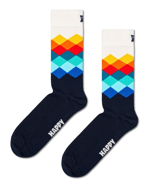 Happy Socks(ハッピーソックス)の「Happy Socks Multi-Color Gift Box クルーソックス 4足組 ギフトセット 10203515(ソックス/靴下・レディース・マルチ・M/L)」の4枚目の写真