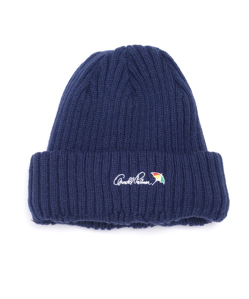 Arnold Palmer（アーノルドパーマー）の「リバーシブル ケーブルニット シェア キャップ（ニットキャップ/ビーニー・レディース・ネイビー/ブラック/アイボリー/グレー・F）」の4枚目の写真