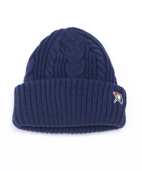 Arnold Palmer（アーノルドパーマー）の「リバーシブル ケーブルニット シェア キャップ（ニットキャップ/ビーニー・レディース・ネイビー/ブラック/アイボリー/グレー・F）」の12枚目の写真