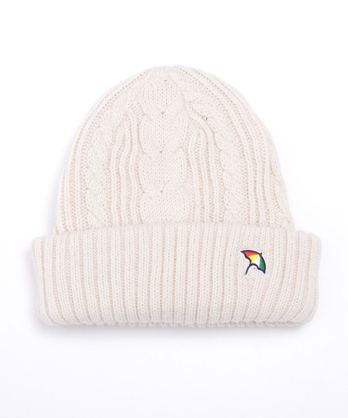 Arnold Palmer（アーノルドパーマー）の「リバーシブル ケーブルニット シェア キャップ（ニットキャップ/ビーニー・レディース・ネイビー/ブラック/アイボリー/グレー・F）」の8枚目の写真