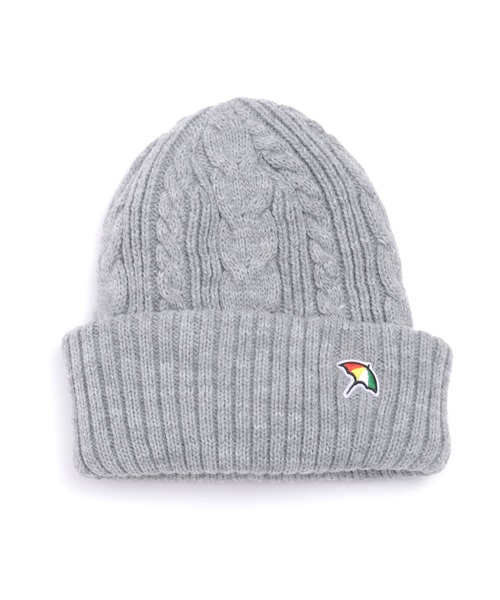 Arnold Palmer（アーノルドパーマー）の「リバーシブル ケーブルニット シェア キャップ（ニットキャップ/ビーニー・レディース・ネイビー/ブラック/アイボリー/グレー・F）」の10枚目の写真