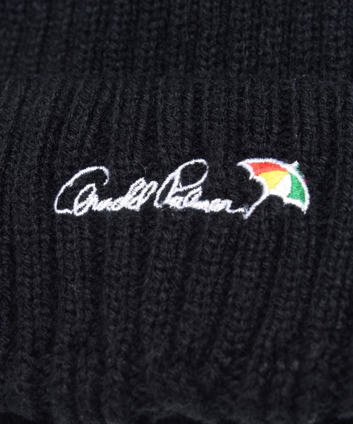 Arnold Palmer（アーノルドパーマー）の「リバーシブル ケーブルニット シェア キャップ（ニットキャップ/ビーニー・レディース・ネイビー/ブラック/アイボリー/グレー・F）」の6枚目の写真