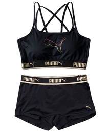 月末までお値下げ‼️【プーマ】スポーツブラ ハーフトップ 吸水速乾 PUMA プーマ スポーツブラ パンツ レディース 下着 吸汗速乾 接触冷感