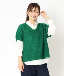 【日本製/太田ニット】キッドモヘヤベスト