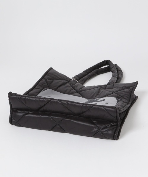 LEPSIM（レプシィム）の「【推し活にも！】キルティングBIGトートバッグ　987076（トートバッグ・レディース・アイボリー/ブラック/シルバー・ONE SIZE）」の14枚目の写真