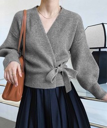 カシュクール ニット カーディガン