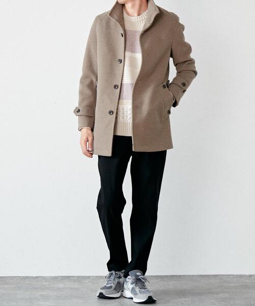 MEN'S MELROSE（メンズメルローズ）の「【MASTER FRAME】ランダムボーダーニット（ニット/セーター・メンズ・ナチュラル/パープル/ネイビー・3/4）」の12枚目の写真