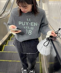 fredy emue | ジャガードロゴニットプルオーバー(ニット/セーター)