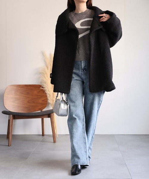 model:162cm着用サイズ：F
