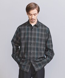 BEAUTY&YOUTH UNITED ARROWS | 尾州 オンブレチェック レギュラーフォルム テーパード シャツ(シャツ/ブラウス)