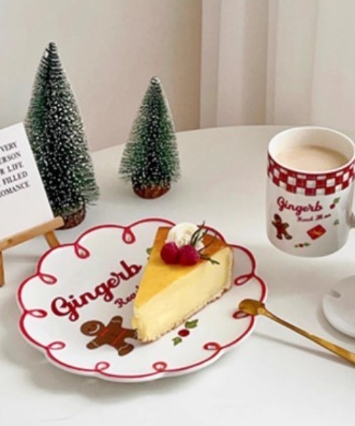 クリスマス限定 retro christmas design plate（食器）｜Made in I