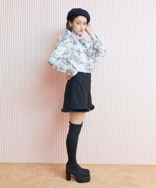 d.i.a. ラビットファー付きショートパンツ 24 未使用タグ付き】d.i.a☆ファー付きショートパンツ