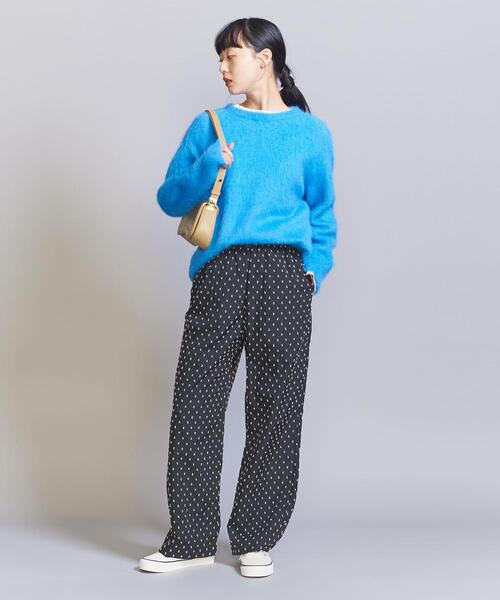 BEAUTY&YOUTH UNITED ARROWS（ビューティーアンドユースユナイテッドアローズ）の「ナイロンブレンド ドット ジャカードパンツ（その他パンツ・レディース・ブラック/ケリー・S/M）」の10枚目の写真