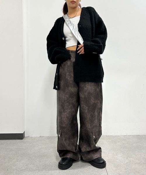 WHO'S WHO gallery（フーズフーギャラリー）の「ヴィンテージライクブッシュパンツ（その他パンツ・レディース・ブラック/ブラウン・FREE）」の12枚目の写真