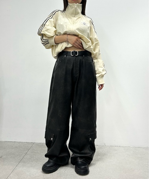 WHO'S WHO gallery（フーズフーギャラリー）の「ヴィンテージライクブッシュパンツ（その他パンツ・レディース・ブラック/ブラウン・FREE）」の9枚目の写真