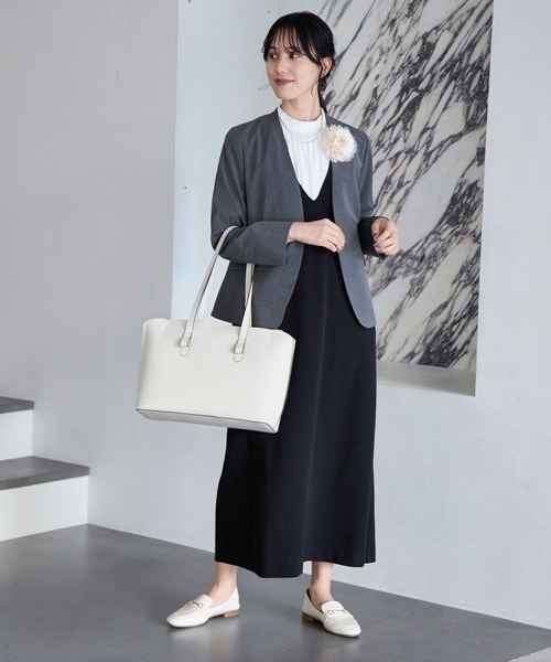 GLOBAL WORK（グローバルワーク）の「スペ軽撥水6ポケA4トート/983069（ビジネスバッグ・レディース・アイボリー系/ブラック系その他/ブラック/ミント/ベージュ/ホワイト・FREE）」の17枚目の写真