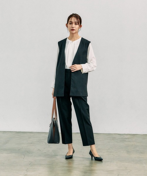 GLOBAL WORK（グローバルワーク）の「スペ軽撥水6ポケA4トート/983069（ビジネスバッグ・レディース・アイボリー系/ブラック系その他/ブラック/ミント/ベージュ/ホワイト・FREE）」の10枚目の写真