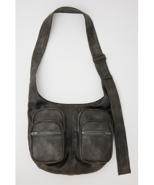 SLY（スライ）の「【再入荷】BIG POCKET SHOULDER BAG ビッグ ポケット ショルダー バッグ（ショルダーバッグ・レディース・グレー/ブラック・FREE）」の18枚目の写真