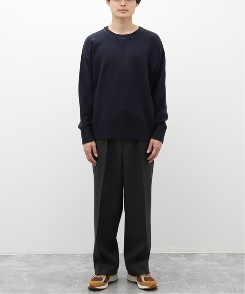 EDIFICE(エディフィス)の「《再入荷》スウェットライクニット(ニット/セーター・メンズ・ベージュ系その他/ネイビー/ブラック・LARGE/MEDIUM)」の9枚目の写真