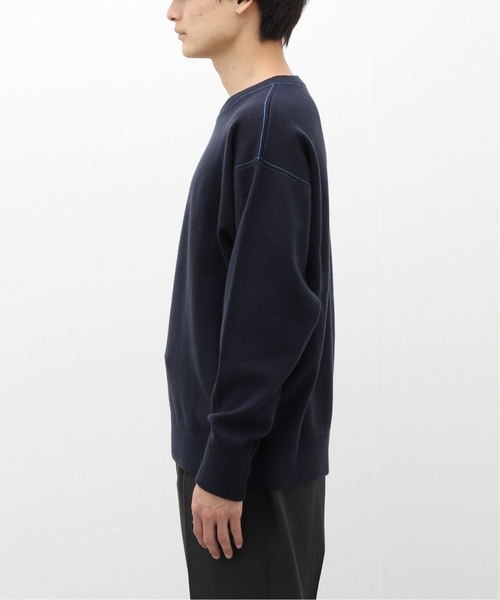 EDIFICE(エディフィス)の「《再入荷》スウェットライクニット(ニット/セーター・メンズ・ベージュ系その他/ネイビー/ブラック・LARGE/MEDIUM)」の12枚目の写真