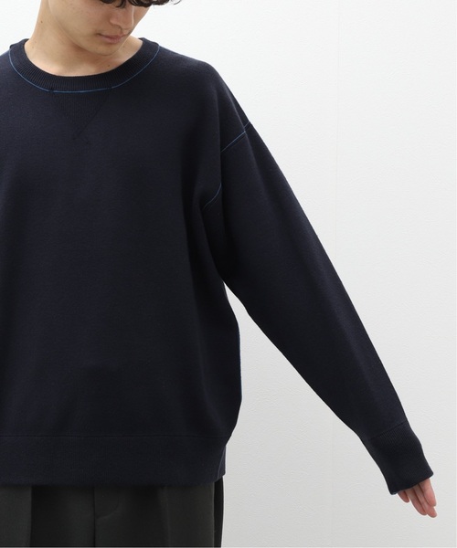 EDIFICE(エディフィス)の「《再入荷》スウェットライクニット(ニット/セーター・メンズ・ベージュ系その他/ネイビー/ブラック・LARGE/MEDIUM)」の16枚目の写真