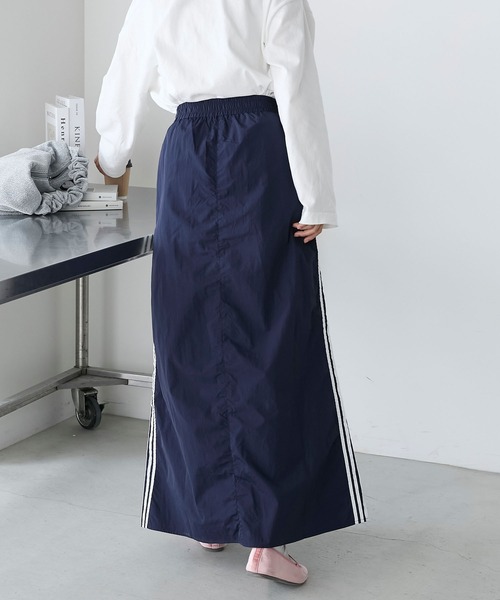 DONK ナイロンスカート FREAK'S STORE スカート ナイロンラウンドティアードスカート
