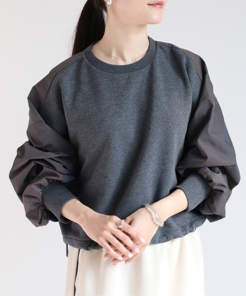 cepo（セポ）の「ドロストウラケキリカエロンＴｅｅ（Tシャツ/カットソー・レディース・ベージュ/チャコール・M）」の13枚目の写真