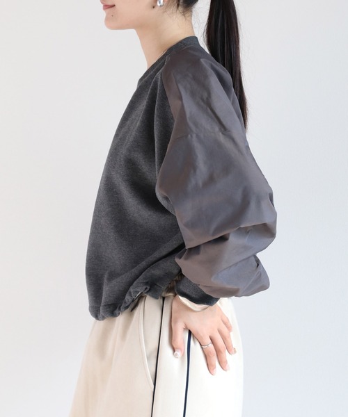 cepo（セポ）の「ドロストウラケキリカエロンＴｅｅ（Tシャツ/カットソー・レディース・ベージュ/チャコール・M）」の14枚目の写真