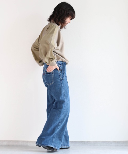 cepo（セポ）の「ドロストウラケキリカエロンＴｅｅ（Tシャツ/カットソー・レディース・ベージュ/チャコール・M）」の7枚目の写真