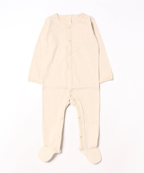 【セール】/Quincy Mae/FULL SNAP FOOTIE | NATURAL（その他ベビー用品）｜Quincy Mae（クインシーメイ）