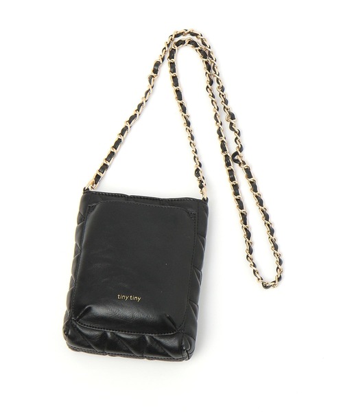 tiny tiny（ティニーティニー）の「キルトミニショルダーバッグ[tiny tiny(ティニーティニー)]（ショルダーバッグ・レディース・ブラック/レッド/アイボリー・0）」の19枚目の写真