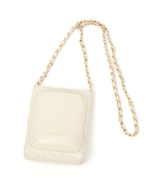 tiny tiny（ティニーティニー）の「キルトミニショルダーバッグ[tiny tiny(ティニーティニー)]（ショルダーバッグ・レディース・ブラック/レッド/アイボリー・0）」の21枚目の写真