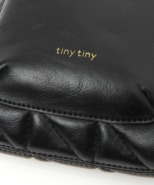 tiny tiny（ティニーティニー）の「キルトミニショルダーバッグ[tiny tiny(ティニーティニー)]（ショルダーバッグ・レディース・ブラック/レッド/アイボリー・0）」の15枚目の写真