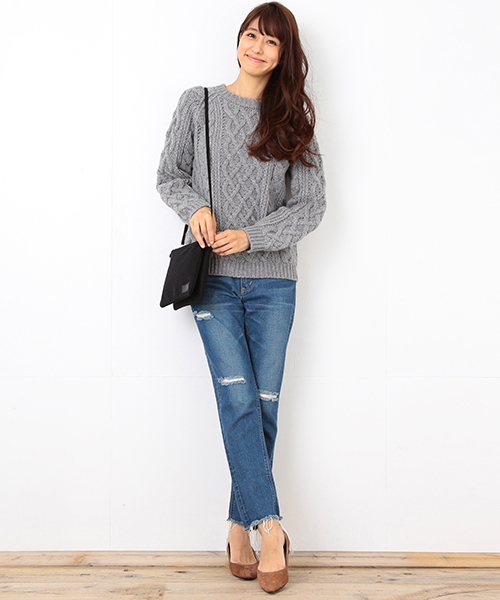 B:MING by BEAMS（ビーミングバイビームス）の「Lee×B:MING / 別注SLIMクラッシュデニム（デニムパンツ・レディース・ライトブルー・MEDIUM/SMALL/X-SMALL）」の14枚目の写真