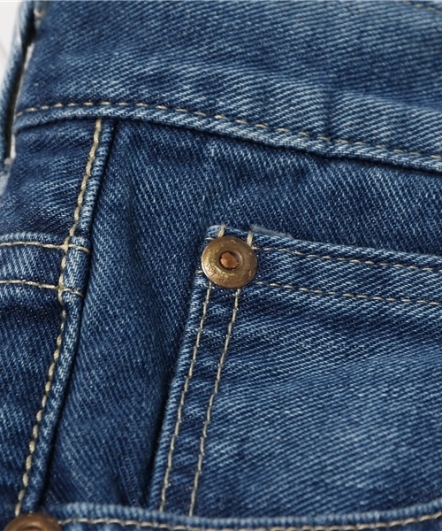 B:MING by BEAMS（ビーミングバイビームス）の「Lee×B:MING / 別注SLIMクラッシュデニム（デニムパンツ・レディース・ライトブルー・MEDIUM/SMALL/X-SMALL）」の4枚目の写真