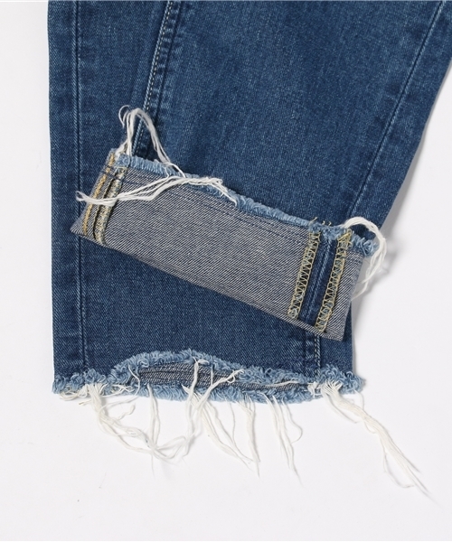 B:MING by BEAMS（ビーミングバイビームス）の「Lee×B:MING / 別注SLIMクラッシュデニム（デニムパンツ・レディース・ライトブルー・MEDIUM/SMALL/X-SMALL）」の6枚目の写真