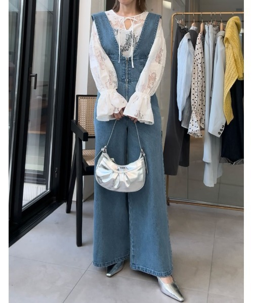 Rady 新品　デニムサロペット　Mサイズ Rady - Rady♡ハイウエストデニムサロペット Mの通販 by ♡R