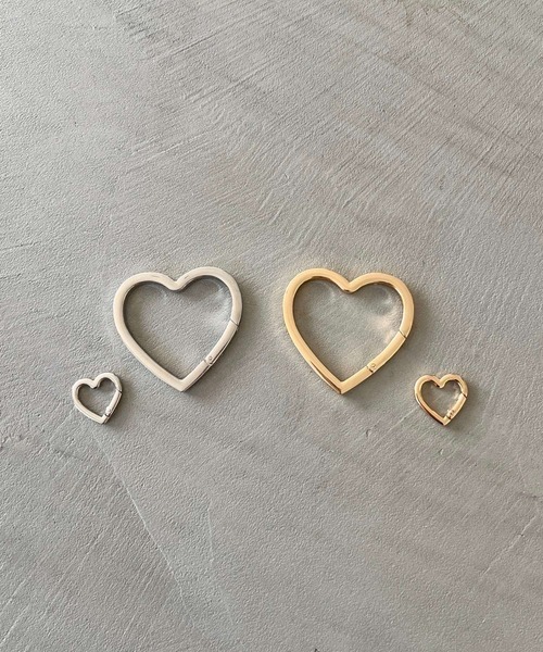 Me%（ミィパーセント）の「ハート2SETカラビナ　106345（その他雑貨・レディース・ベージュ/グレー・FREE）」の3枚目の写真