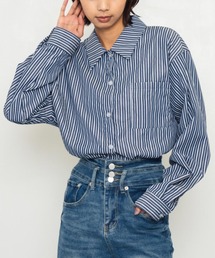 ANAP | オーバーサイズシャツ ストライプ 無地(シャツ/ブラウス)