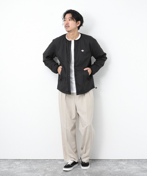 DANTON(ダントン)の「【DANTON/ダントン】SBT INSULATION JACKET インサレーションジャケット(ブルゾン・メンズ・ブラック/ライトグレー・M/L/XL/XXL)」の12枚目の写真
