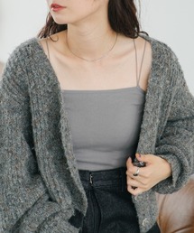 Kastane | 【お気に入り登録1.4万人/カラバリ豊富】カップ付きクロップドブラキャミ(キャミソール)