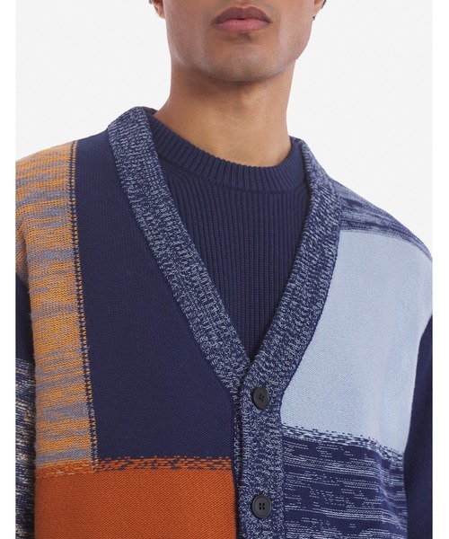 Maison Kitsune（メゾンキツネ）の「PATCHWORK COMFORT CARDIGAN