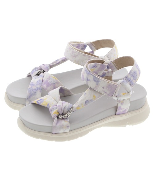 JELLY BEANS（ジェリービーンズ）の「ビジューターバンスポーツサンダル(215-30121)JELLY BEANS(ジェリービーンズ)（サンダル・レディース・マルチ/アイボリー/ブラック・S/L/M）」の11枚目の写真