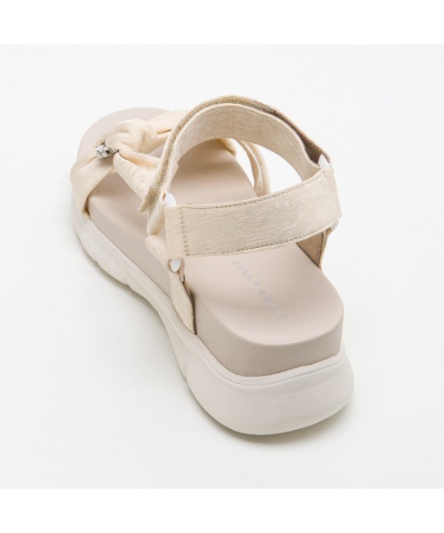 JELLY BEANS（ジェリービーンズ）の「ビジューターバンスポーツサンダル(215-30121)JELLY BEANS(ジェリービーンズ)（サンダル・レディース・マルチ/アイボリー/ブラック・S/L/M）」の18枚目の写真